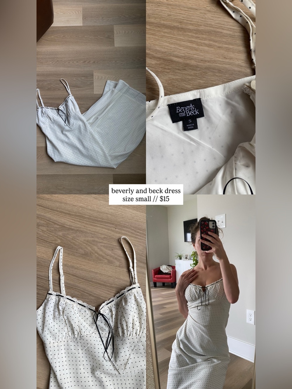 beverly and beck dress size small